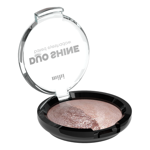 Eyeshadow. "Duo Shine Baked Eyeshadow 02" (smėlio rudos spalvos)