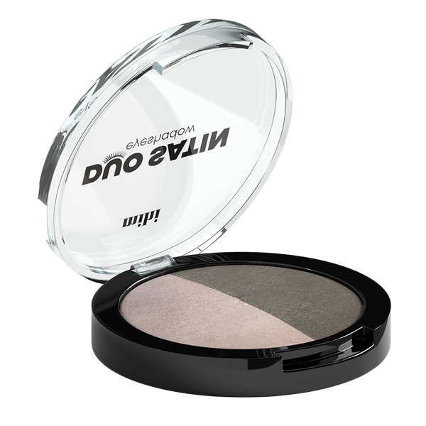 Eyeshadow. Duo Satin akių šešėliai 01 (šviesiai rožinis - tamsiai rudas)