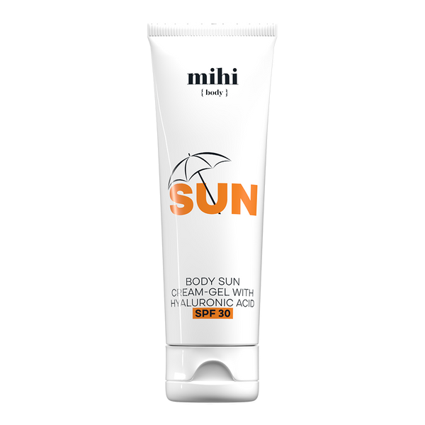 SUN. Kūno kremas-gelis nuo saulės su hialurono rūgštimi SPF 30